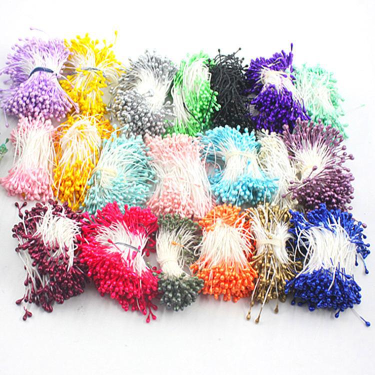 3Mm Cotton Thread Gypsum Pearlescent Flower Core Rose Core Diy Headdress Flower Material Flower Core Hair Accessories Accessories - Image 3